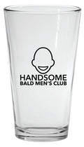 Handsome Bald Men's Club Pint Glass