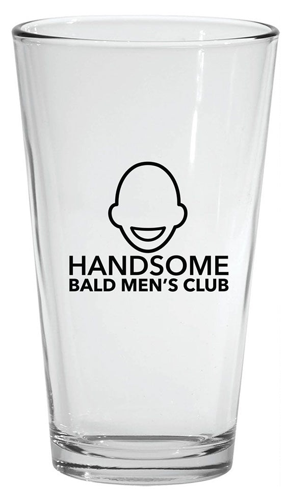 Handsome Bald Men's Club Pint Glass
